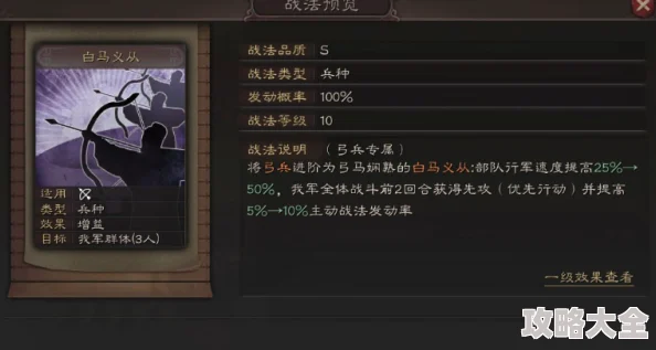 2025三国志战略版白马义从战法详解，三国策略游戏中如何高效运用白马义从战法抢占优势